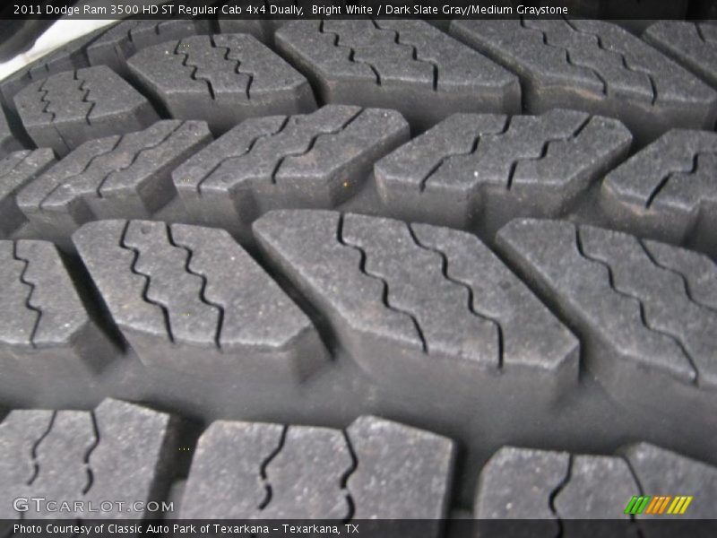 Bright White / Dark Slate Gray/Medium Graystone 2011 Dodge Ram 3500 HD ST Regular Cab 4x4 Dually