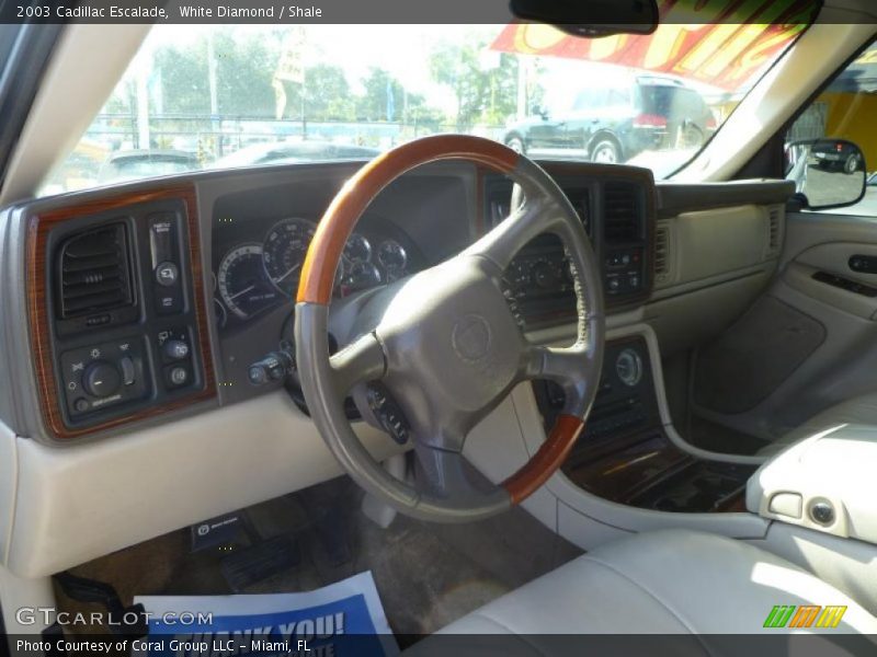 White Diamond / Shale 2003 Cadillac Escalade