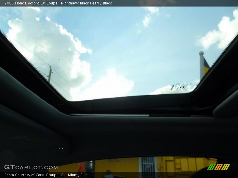 Nighthawk Black Pearl / Black 2005 Honda Accord EX Coupe