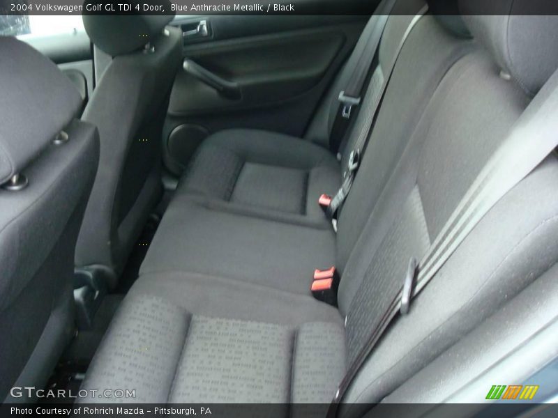 Blue Anthracite Metallic / Black 2004 Volkswagen Golf GL TDI 4 Door
