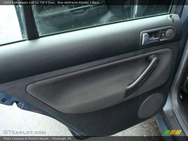 Blue Anthracite Metallic / Black 2004 Volkswagen Golf GL TDI 4 Door
