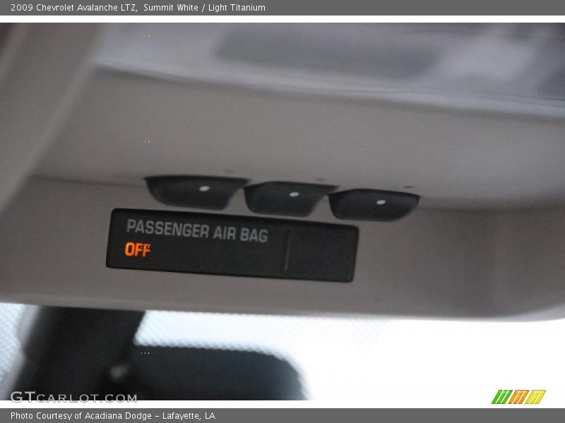 Summit White / Light Titanium 2009 Chevrolet Avalanche LTZ