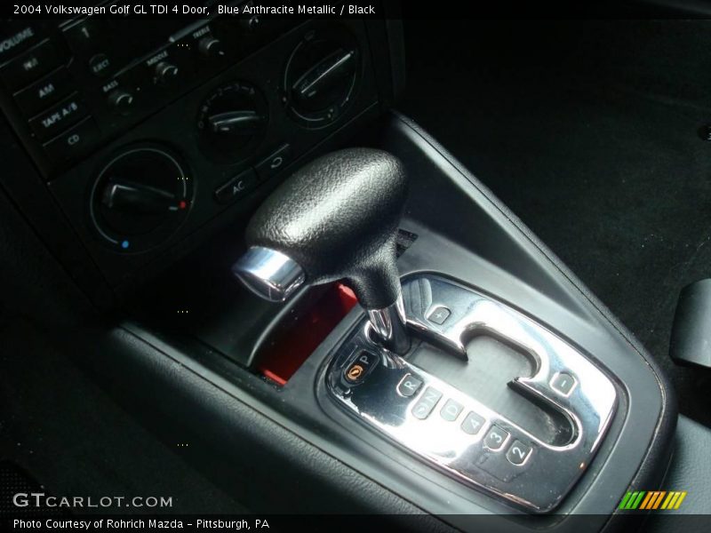 Blue Anthracite Metallic / Black 2004 Volkswagen Golf GL TDI 4 Door