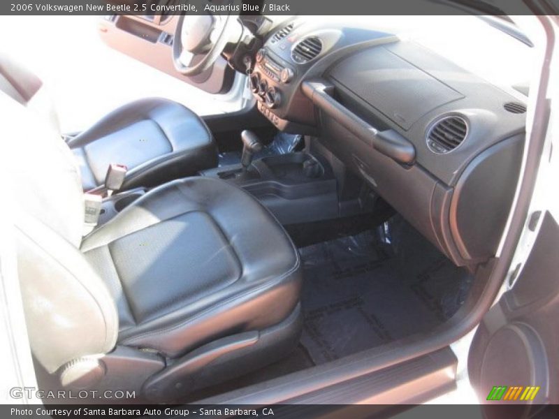 Aquarius Blue / Black 2006 Volkswagen New Beetle 2.5 Convertible