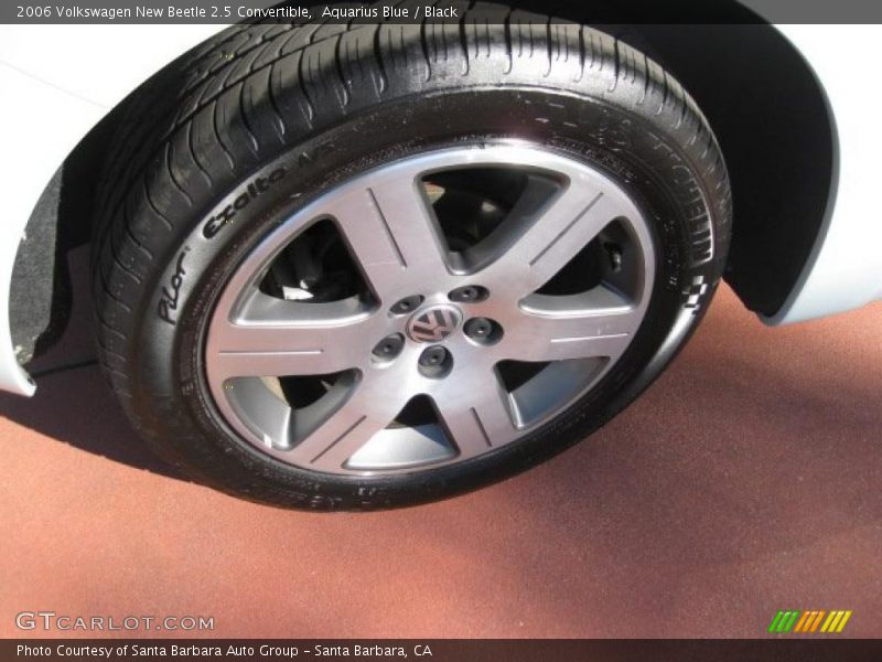 Aquarius Blue / Black 2006 Volkswagen New Beetle 2.5 Convertible