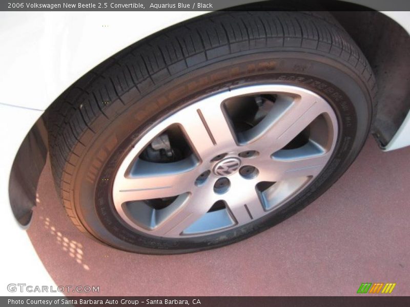 Aquarius Blue / Black 2006 Volkswagen New Beetle 2.5 Convertible