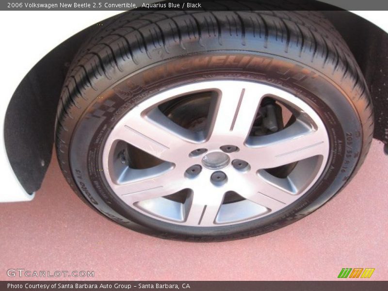 Aquarius Blue / Black 2006 Volkswagen New Beetle 2.5 Convertible