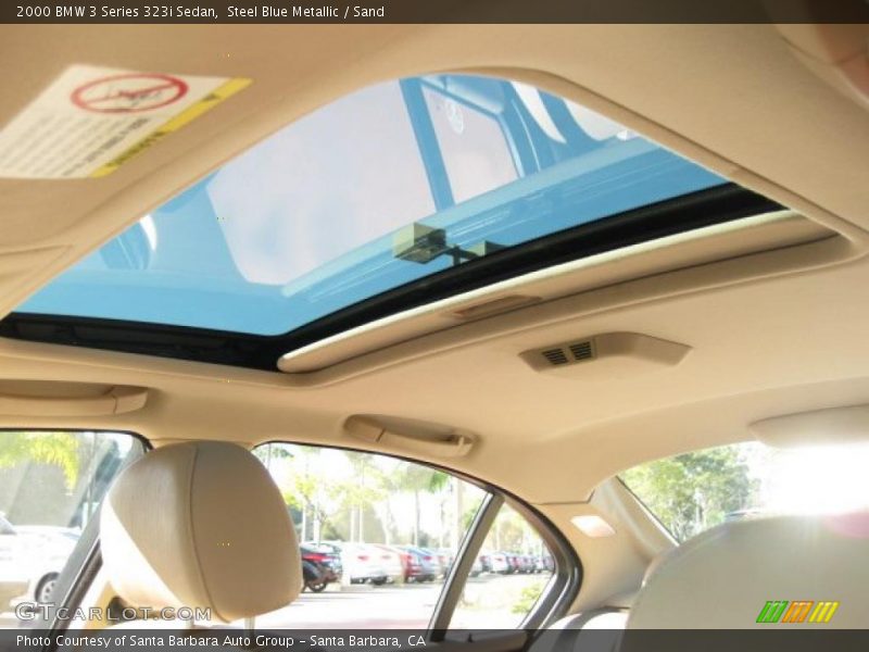 Sunroof of 2000 3 Series 323i Sedan