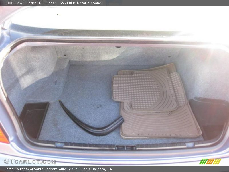  2000 3 Series 323i Sedan Trunk