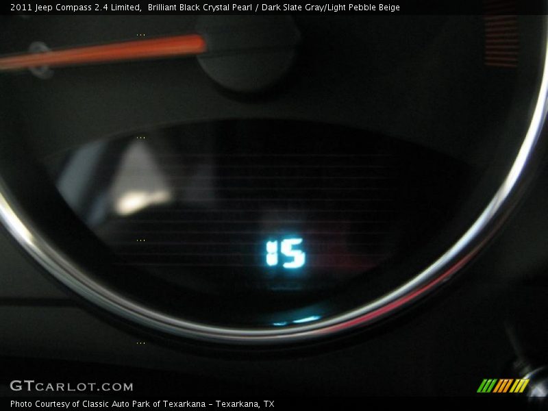 Brilliant Black Crystal Pearl / Dark Slate Gray/Light Pebble Beige 2011 Jeep Compass 2.4 Limited