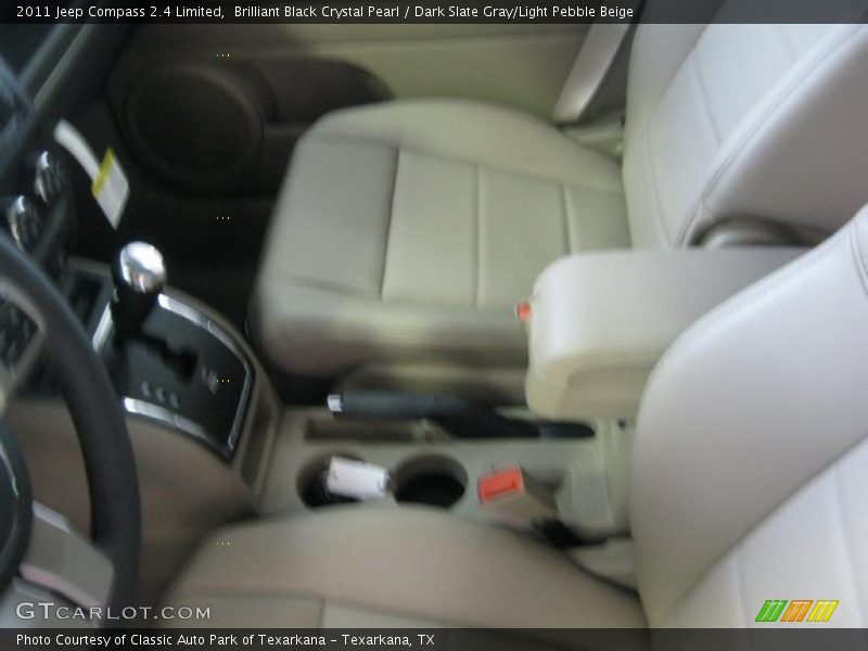 Brilliant Black Crystal Pearl / Dark Slate Gray/Light Pebble Beige 2011 Jeep Compass 2.4 Limited