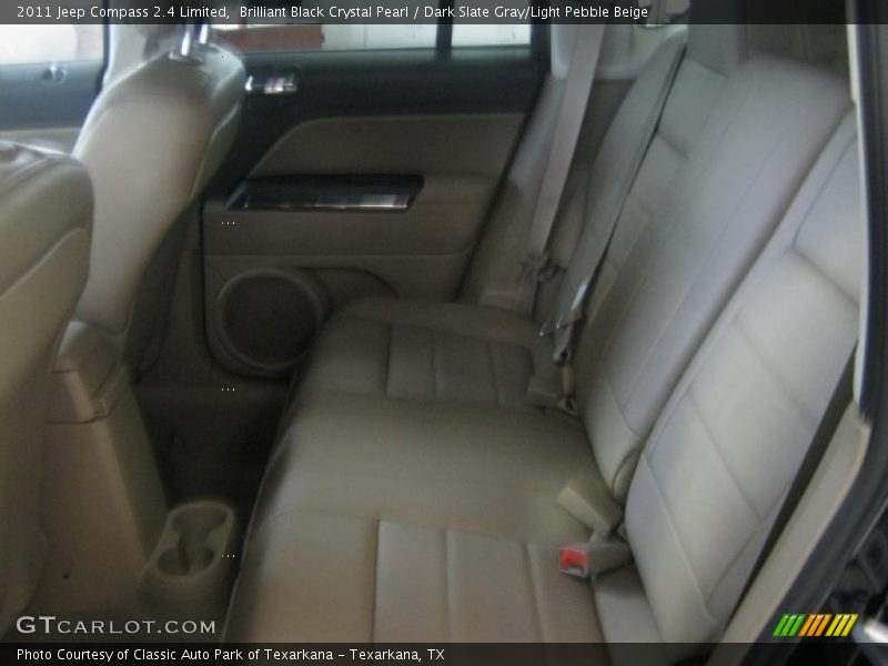 Brilliant Black Crystal Pearl / Dark Slate Gray/Light Pebble Beige 2011 Jeep Compass 2.4 Limited