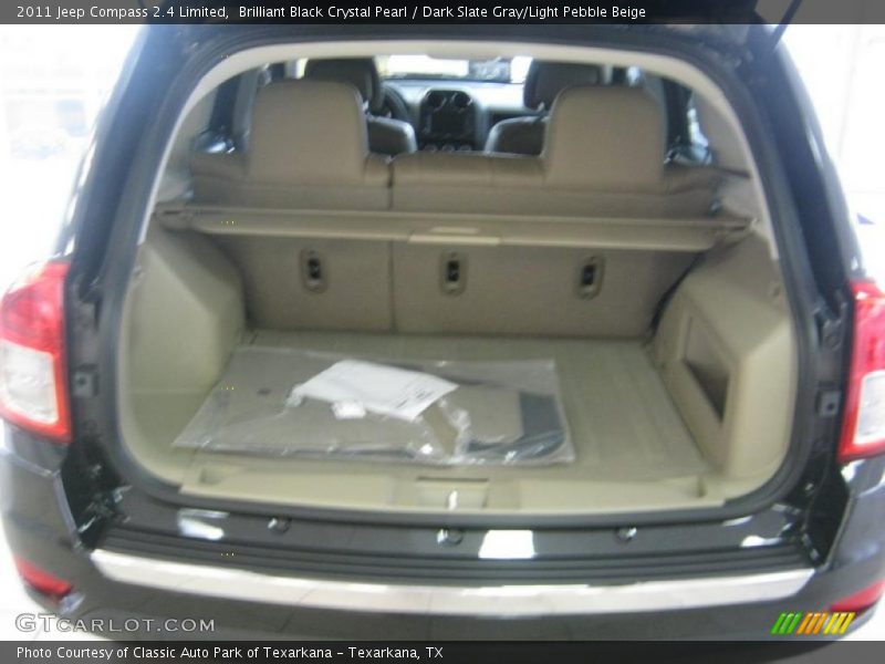Brilliant Black Crystal Pearl / Dark Slate Gray/Light Pebble Beige 2011 Jeep Compass 2.4 Limited