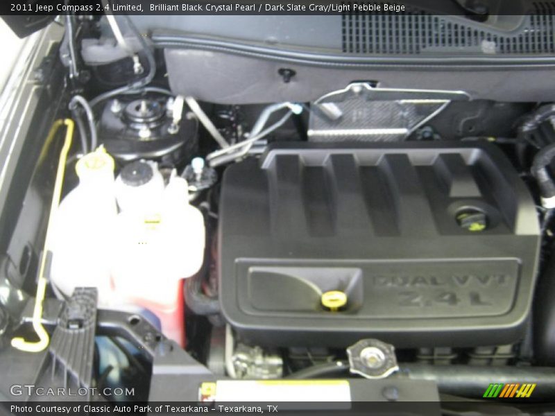 Brilliant Black Crystal Pearl / Dark Slate Gray/Light Pebble Beige 2011 Jeep Compass 2.4 Limited