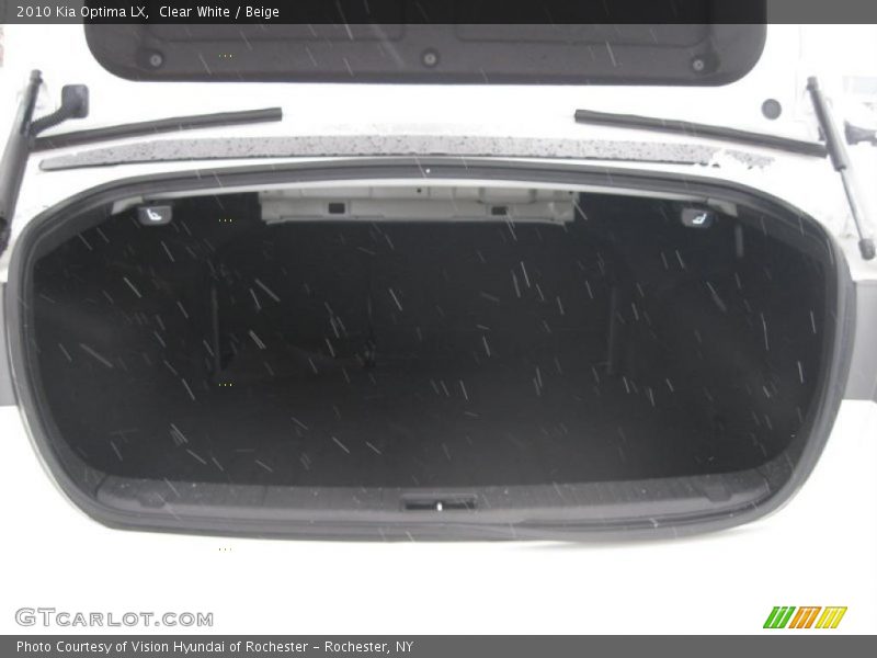 Clear White / Beige 2010 Kia Optima LX
