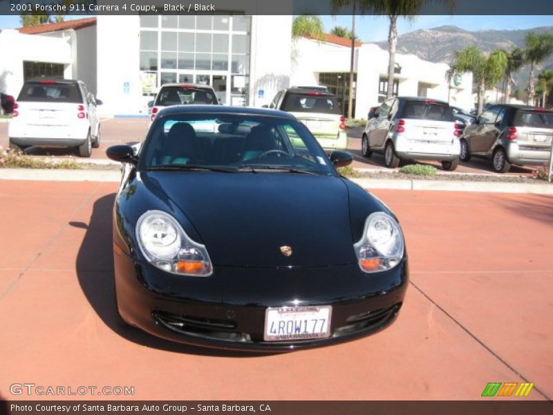 Black / Black 2001 Porsche 911 Carrera 4 Coupe