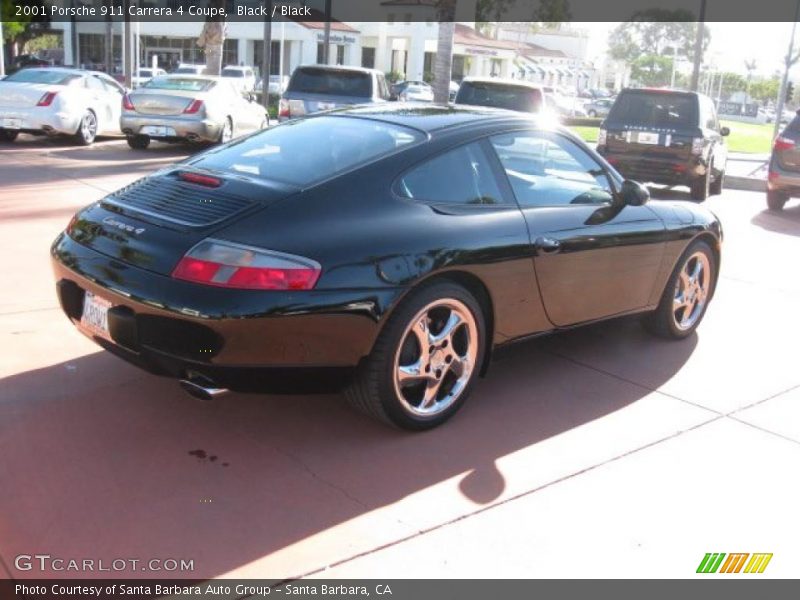 Black / Black 2001 Porsche 911 Carrera 4 Coupe
