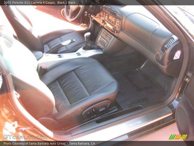 Black / Black 2001 Porsche 911 Carrera 4 Coupe