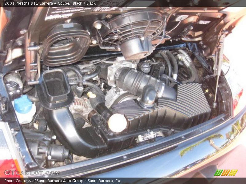 Black / Black 2001 Porsche 911 Carrera 4 Coupe