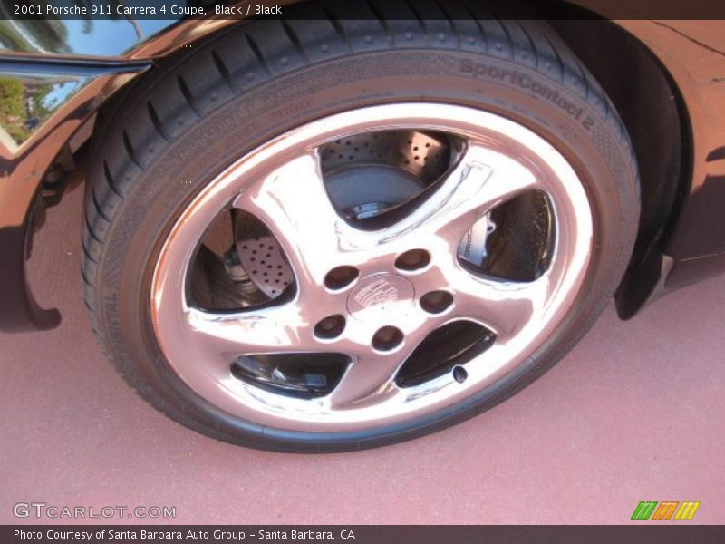 Black / Black 2001 Porsche 911 Carrera 4 Coupe