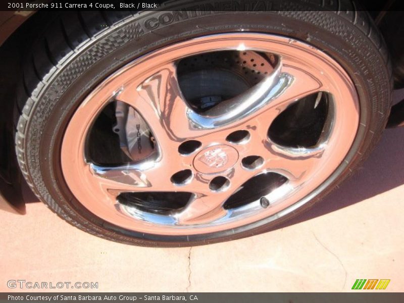 Black / Black 2001 Porsche 911 Carrera 4 Coupe