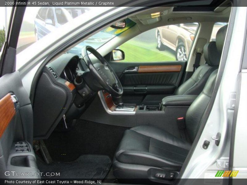 Liquid Platinum Metallic / Graphite 2006 Infiniti M 45 Sedan