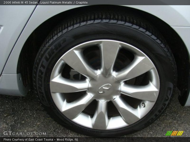 Liquid Platinum Metallic / Graphite 2006 Infiniti M 45 Sedan