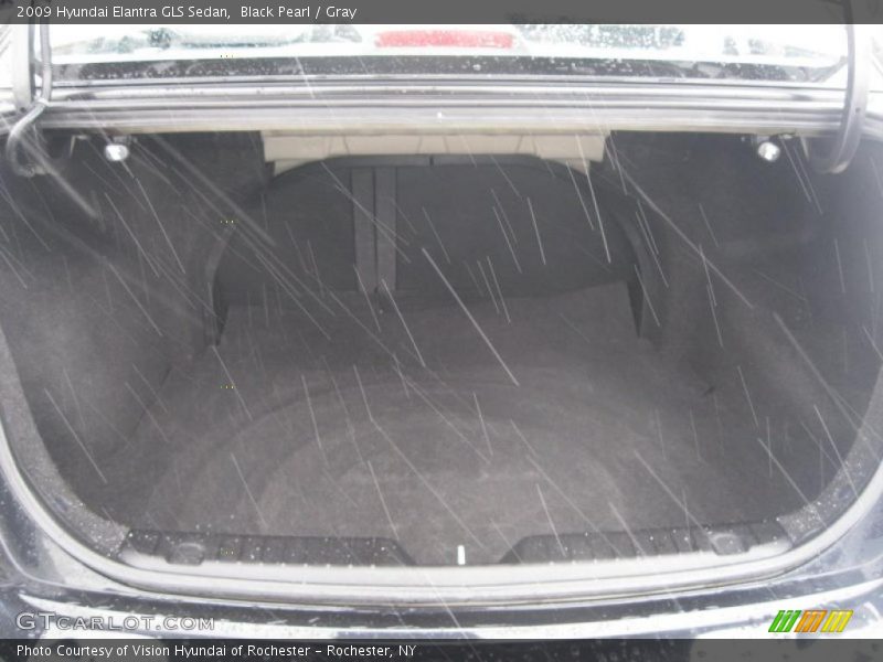 Black Pearl / Gray 2009 Hyundai Elantra GLS Sedan