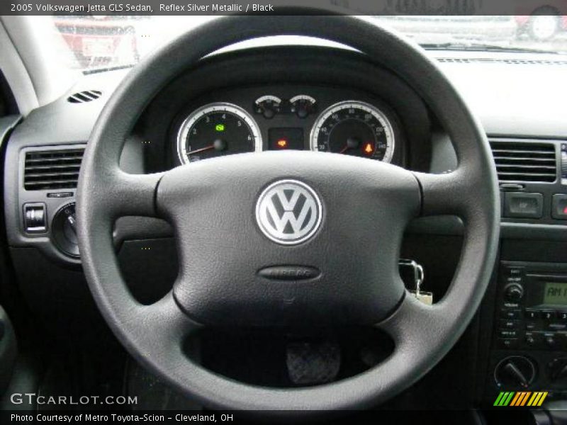 Reflex Silver Metallic / Black 2005 Volkswagen Jetta GLS Sedan