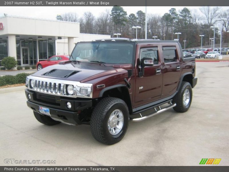 Twilight Maroon Metallic / Wheat Beige 2007 Hummer H2 SUT