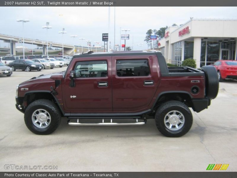 Twilight Maroon Metallic / Wheat Beige 2007 Hummer H2 SUT