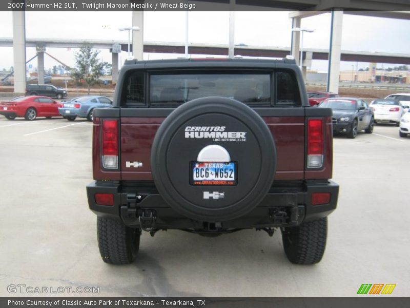 Twilight Maroon Metallic / Wheat Beige 2007 Hummer H2 SUT