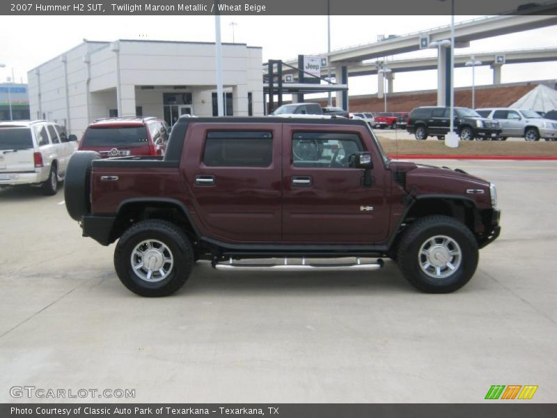 Twilight Maroon Metallic / Wheat Beige 2007 Hummer H2 SUT