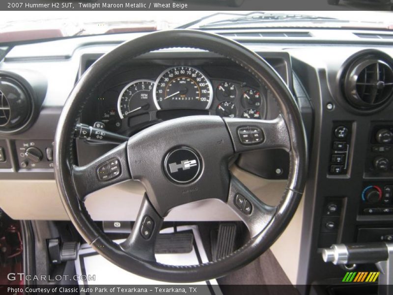 Twilight Maroon Metallic / Wheat Beige 2007 Hummer H2 SUT