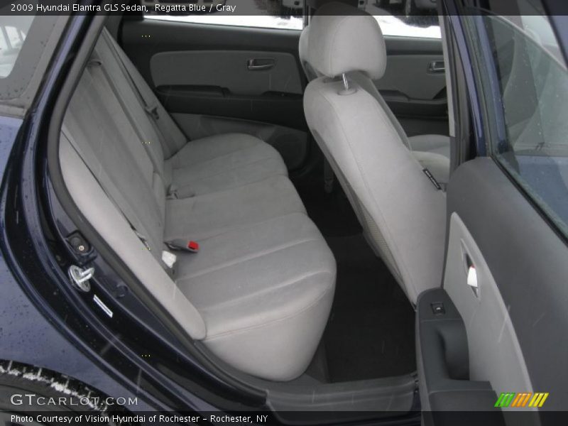 Regatta Blue / Gray 2009 Hyundai Elantra GLS Sedan