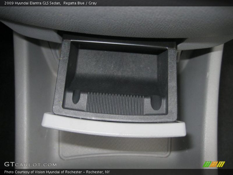 Regatta Blue / Gray 2009 Hyundai Elantra GLS Sedan
