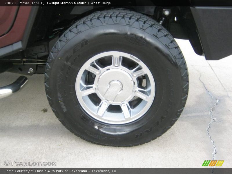 Twilight Maroon Metallic / Wheat Beige 2007 Hummer H2 SUT