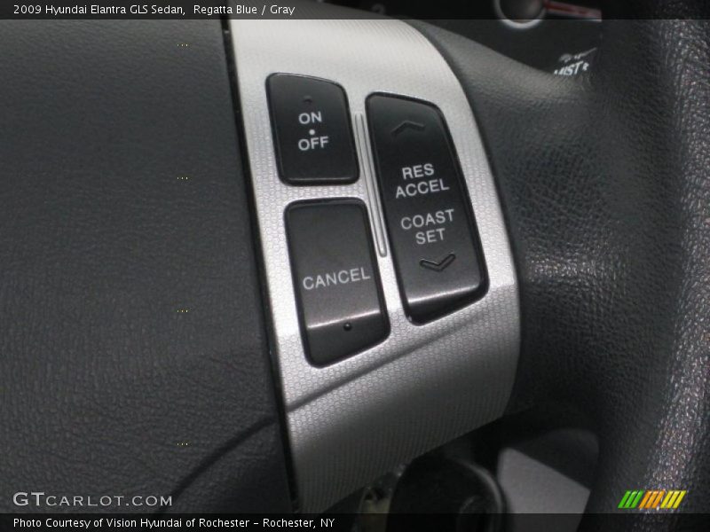 Regatta Blue / Gray 2009 Hyundai Elantra GLS Sedan