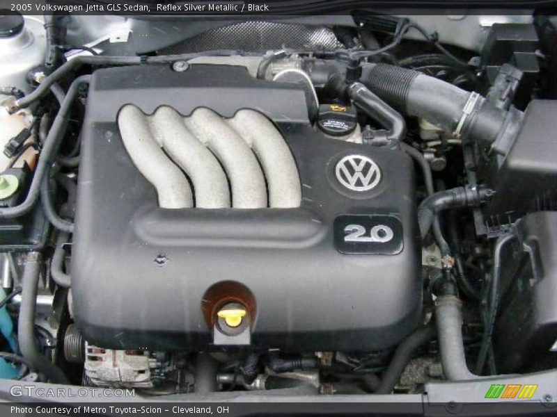 Reflex Silver Metallic / Black 2005 Volkswagen Jetta GLS Sedan