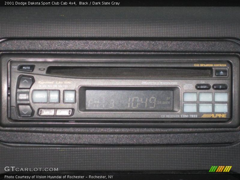 Black / Dark Slate Gray 2001 Dodge Dakota Sport Club Cab 4x4