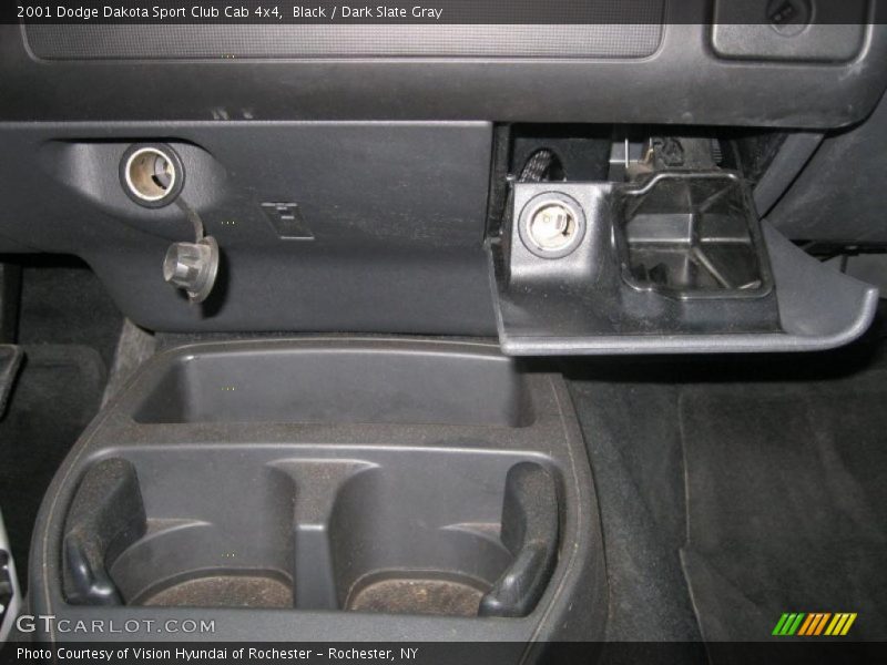 Black / Dark Slate Gray 2001 Dodge Dakota Sport Club Cab 4x4