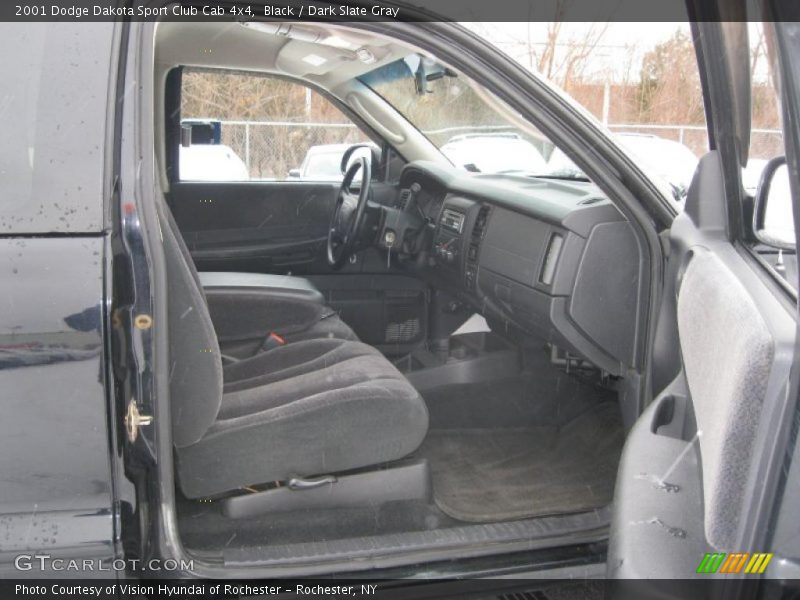 Black / Dark Slate Gray 2001 Dodge Dakota Sport Club Cab 4x4