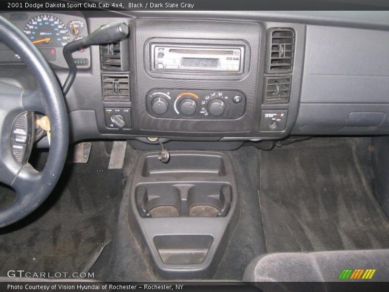 Black / Dark Slate Gray 2001 Dodge Dakota Sport Club Cab 4x4