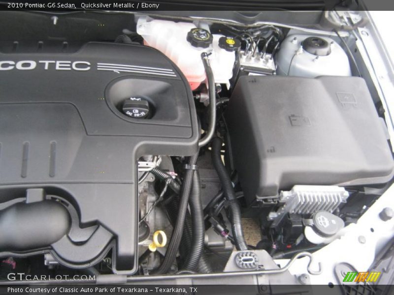 Quicksilver Metallic / Ebony 2010 Pontiac G6 Sedan