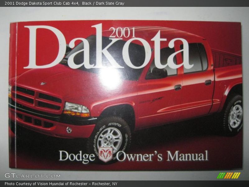 Black / Dark Slate Gray 2001 Dodge Dakota Sport Club Cab 4x4