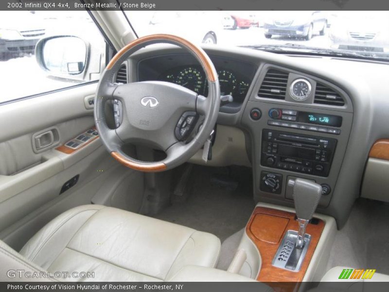  2002 QX4 4x4 Stone Beige Interior