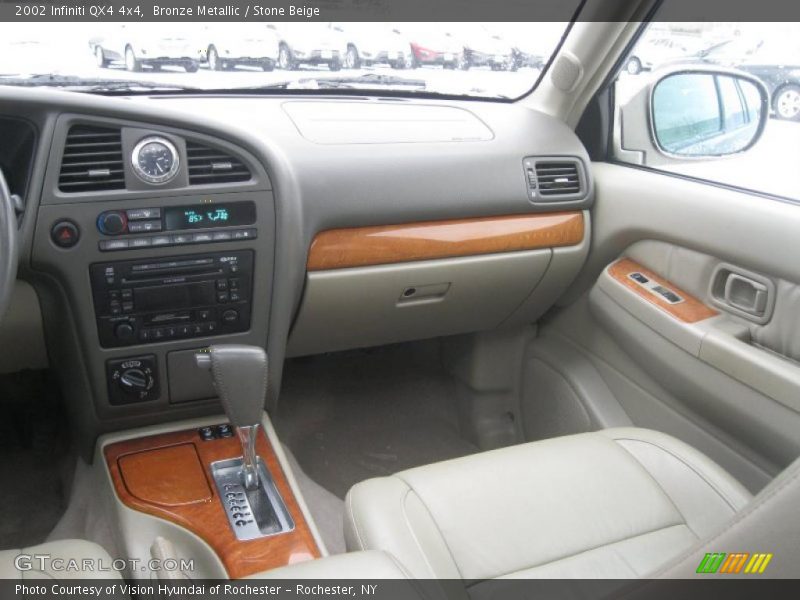 Bronze Metallic / Stone Beige 2002 Infiniti QX4 4x4