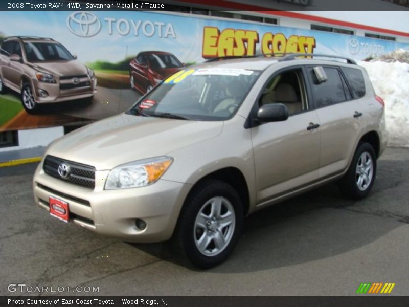 Savannah Metallic / Taupe 2008 Toyota RAV4 4WD