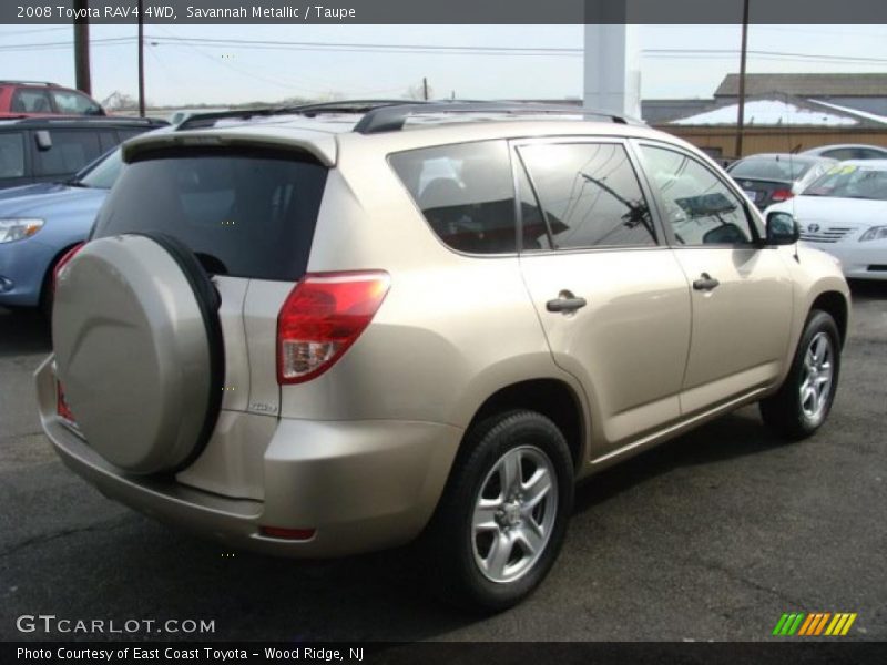 Savannah Metallic / Taupe 2008 Toyota RAV4 4WD