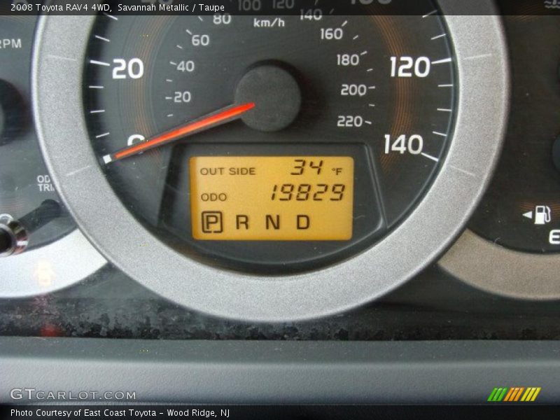 Savannah Metallic / Taupe 2008 Toyota RAV4 4WD